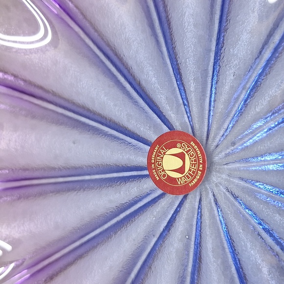 #AEO 3 Piece of Walther Glas Marrakech petal bowls And Plate gold and purple - Picture 13 of 16